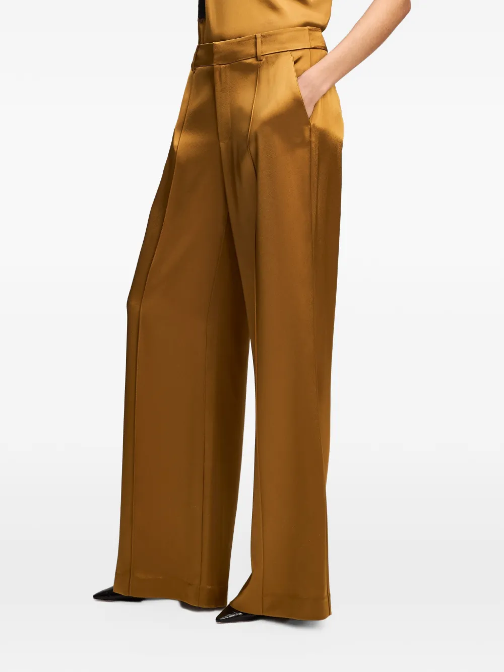 Cinq A Sept Jyn palazzo pants Geel