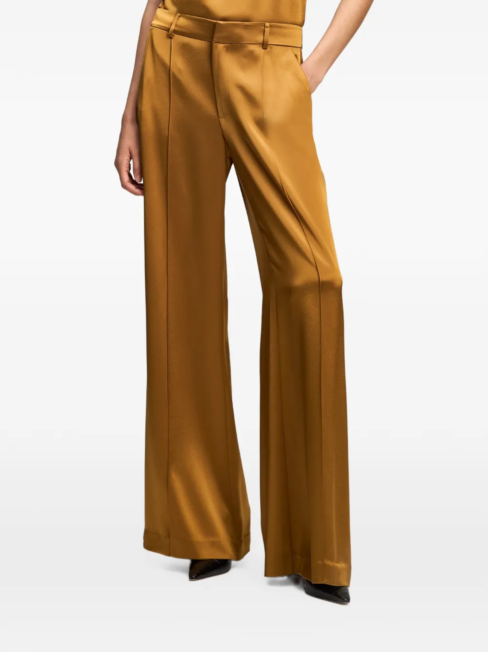 Cinq A Sept Jyn palazzo pants Geel