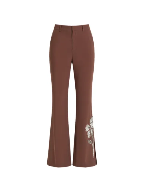 Cinq A Sept Gilded Peony Jaxyn flared trousers