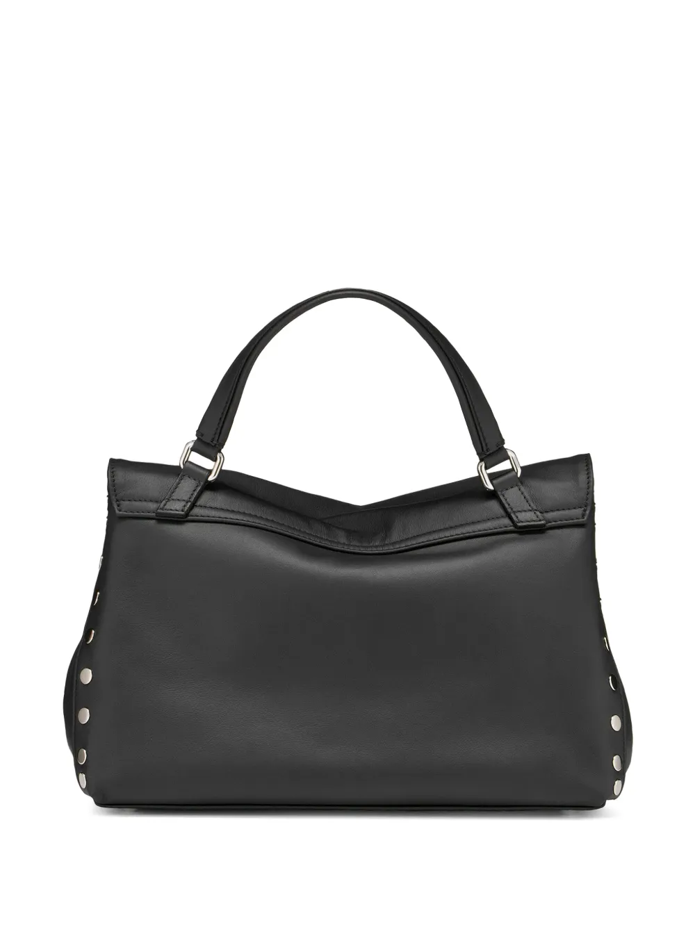 Zanellato small Postina Saeta bovine leather tote bag Zwart