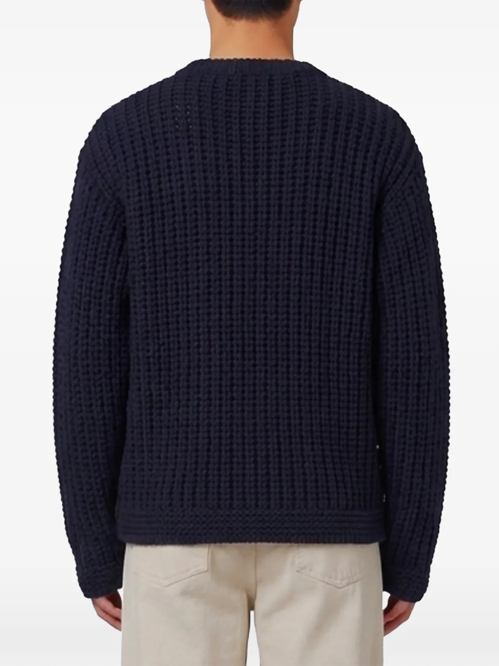 Barena ribbed-knit sweater Blauw