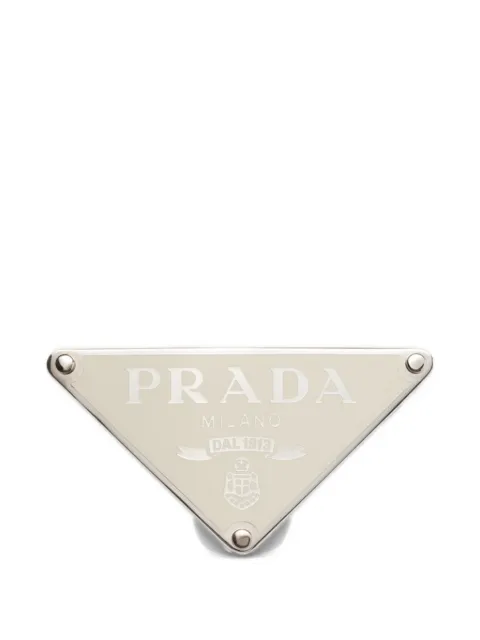 Prada triangle logol belt buckle - Custom Belts
