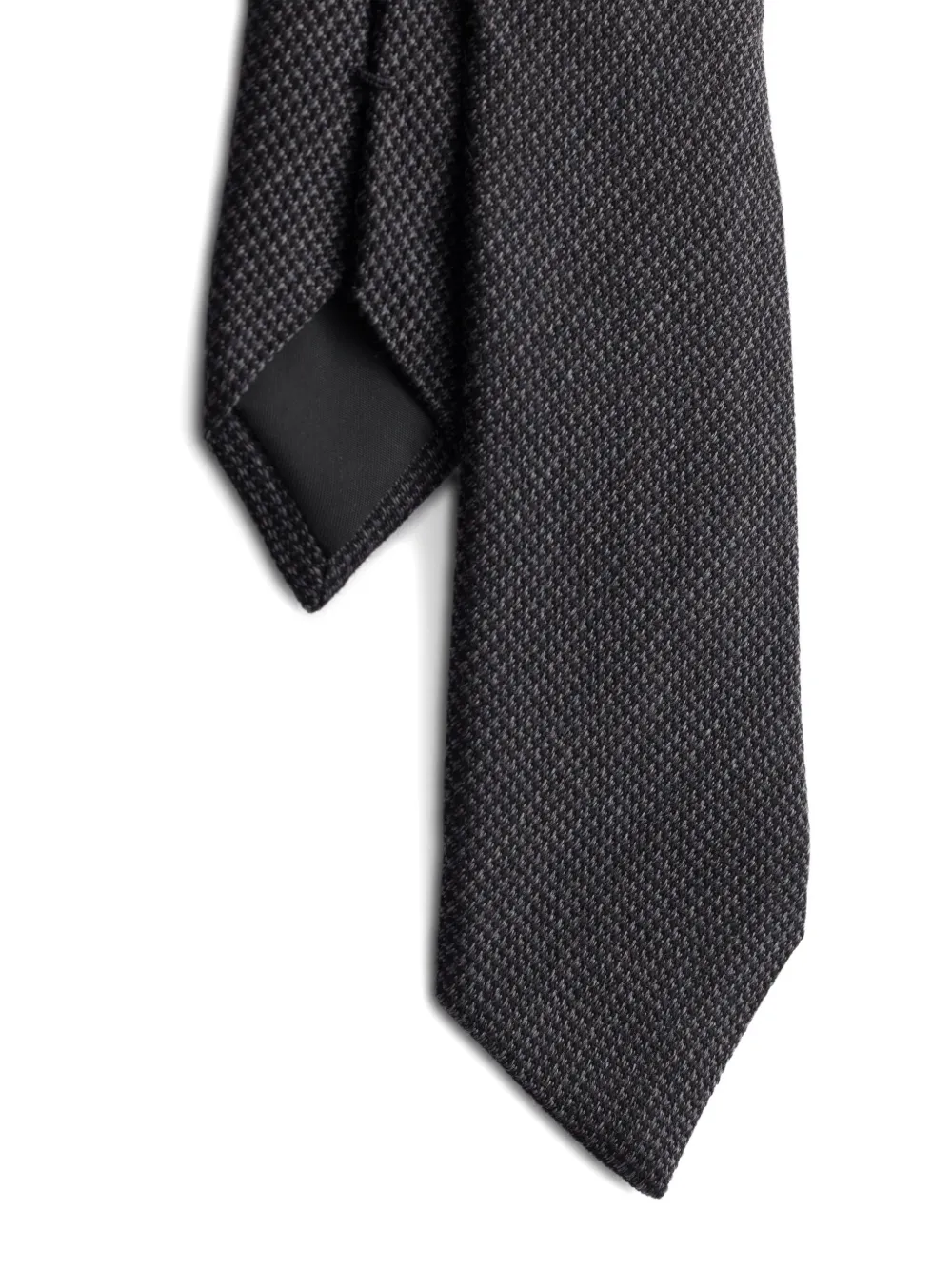 Prada wool and silk tie Grijs