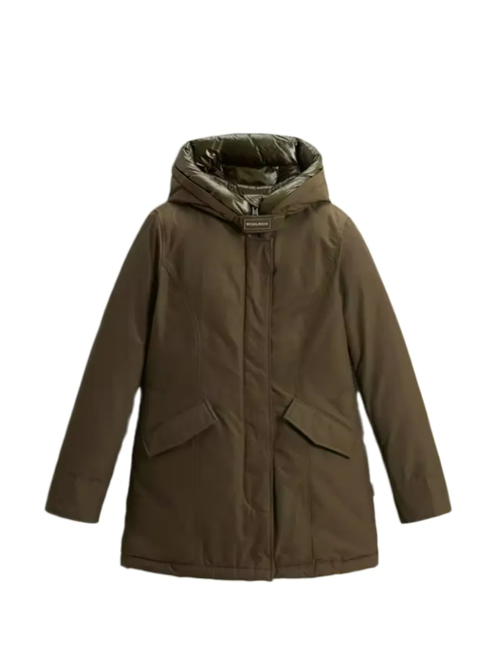 Woolrich Arctic hooded parka coat Groen