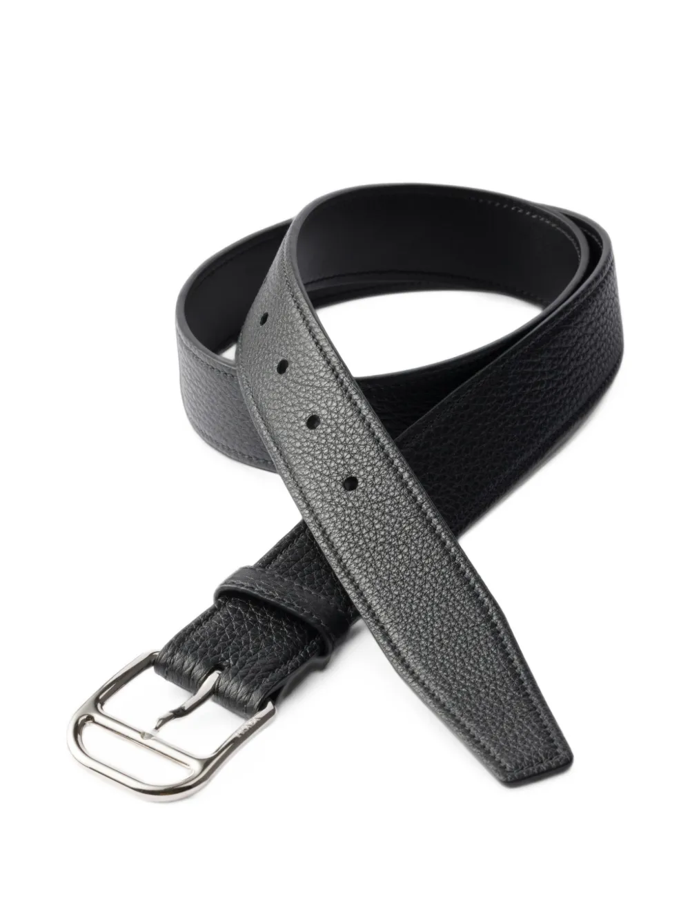 Prada Custom Belts leren riemband Zwart