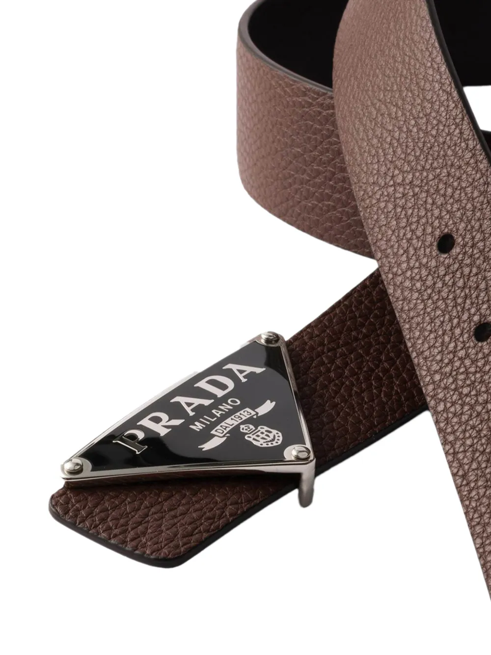Prada Custom Belts leren riemband Bruin