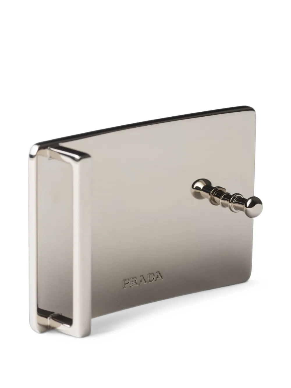 Prada Metalen riemgesp Zilver