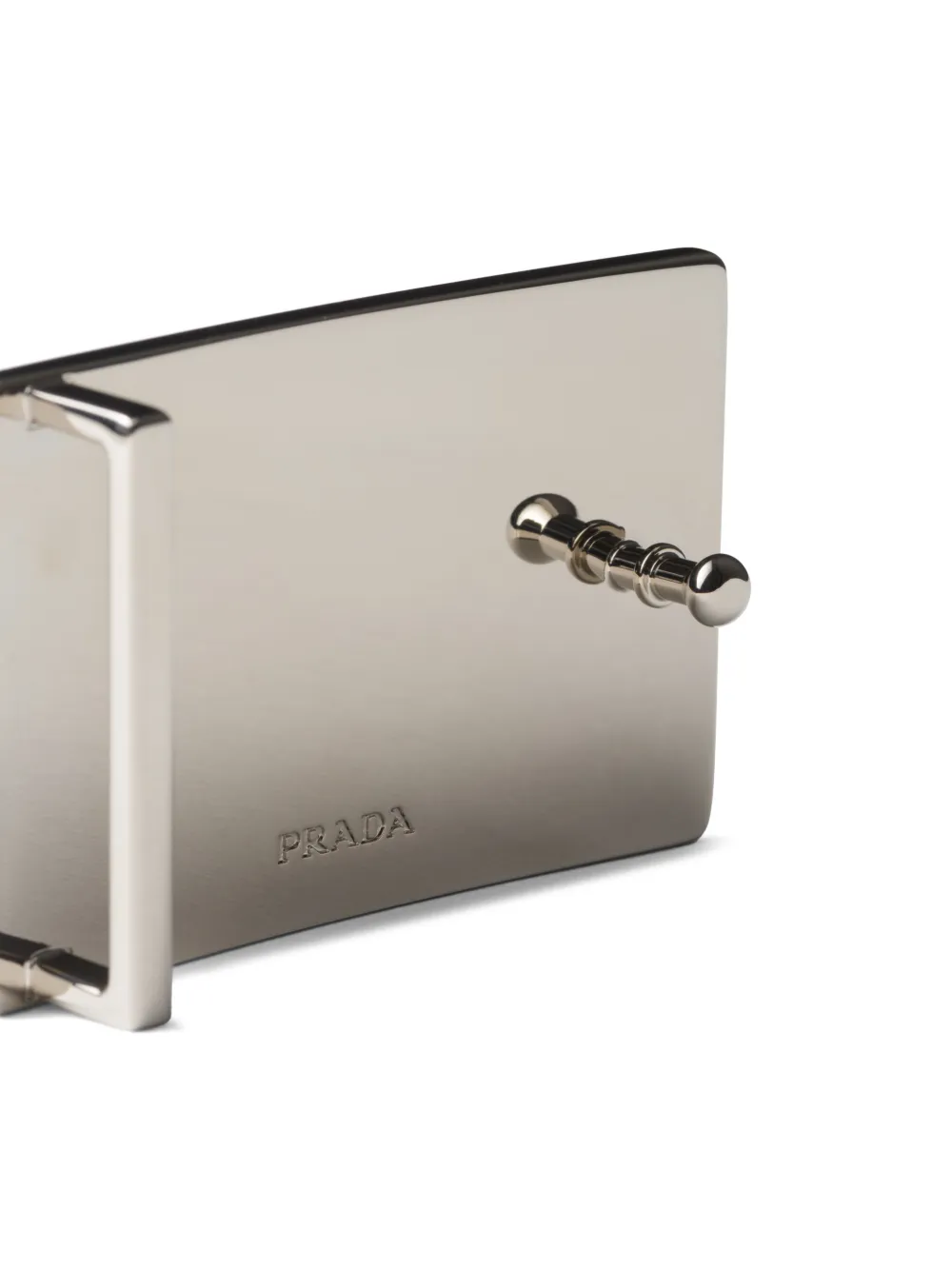 Prada Metalen riemgesp Zilver