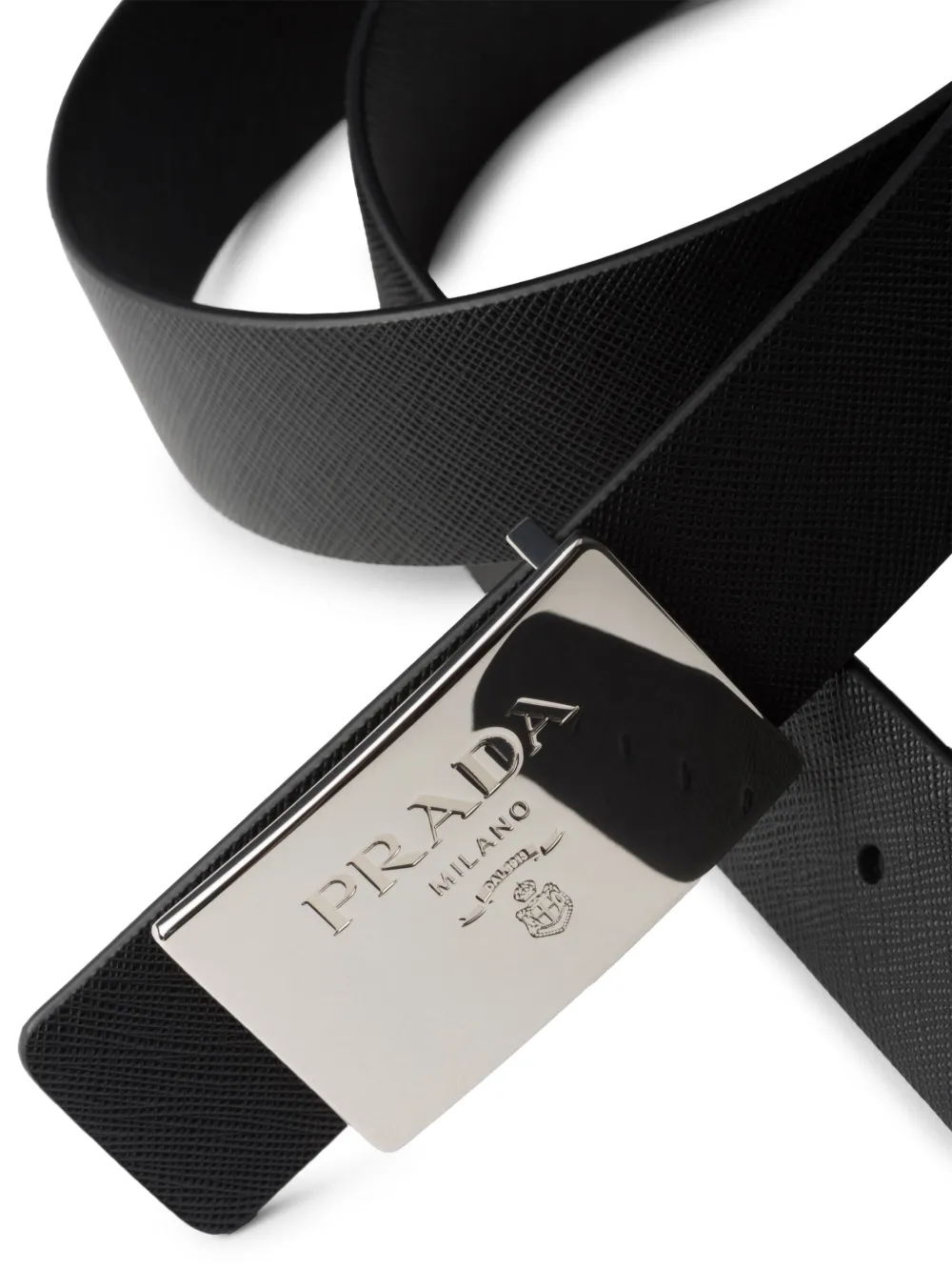 Prada Metalen riemgesp Zilver
