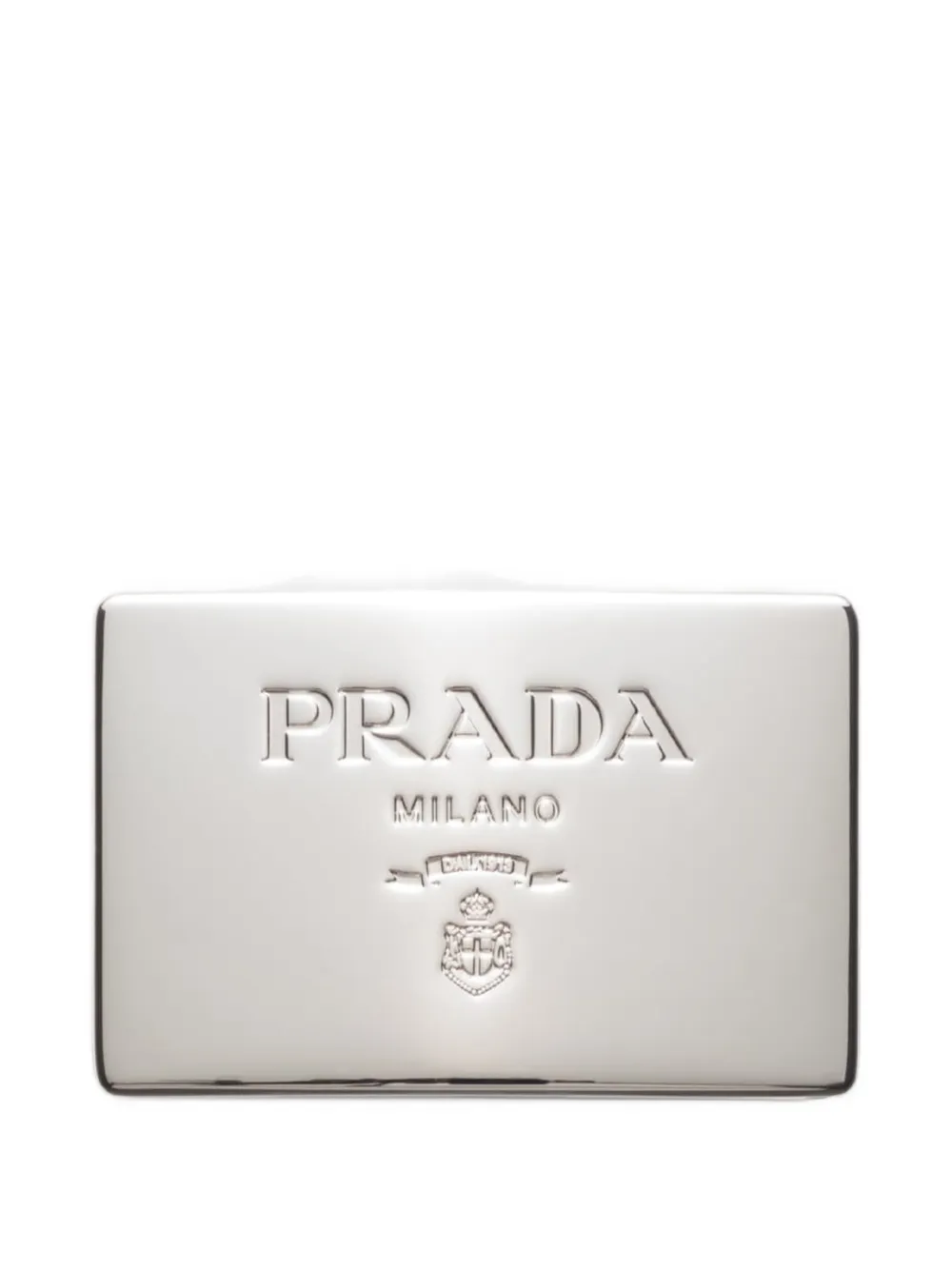 Prada metal belt buckle - Argento