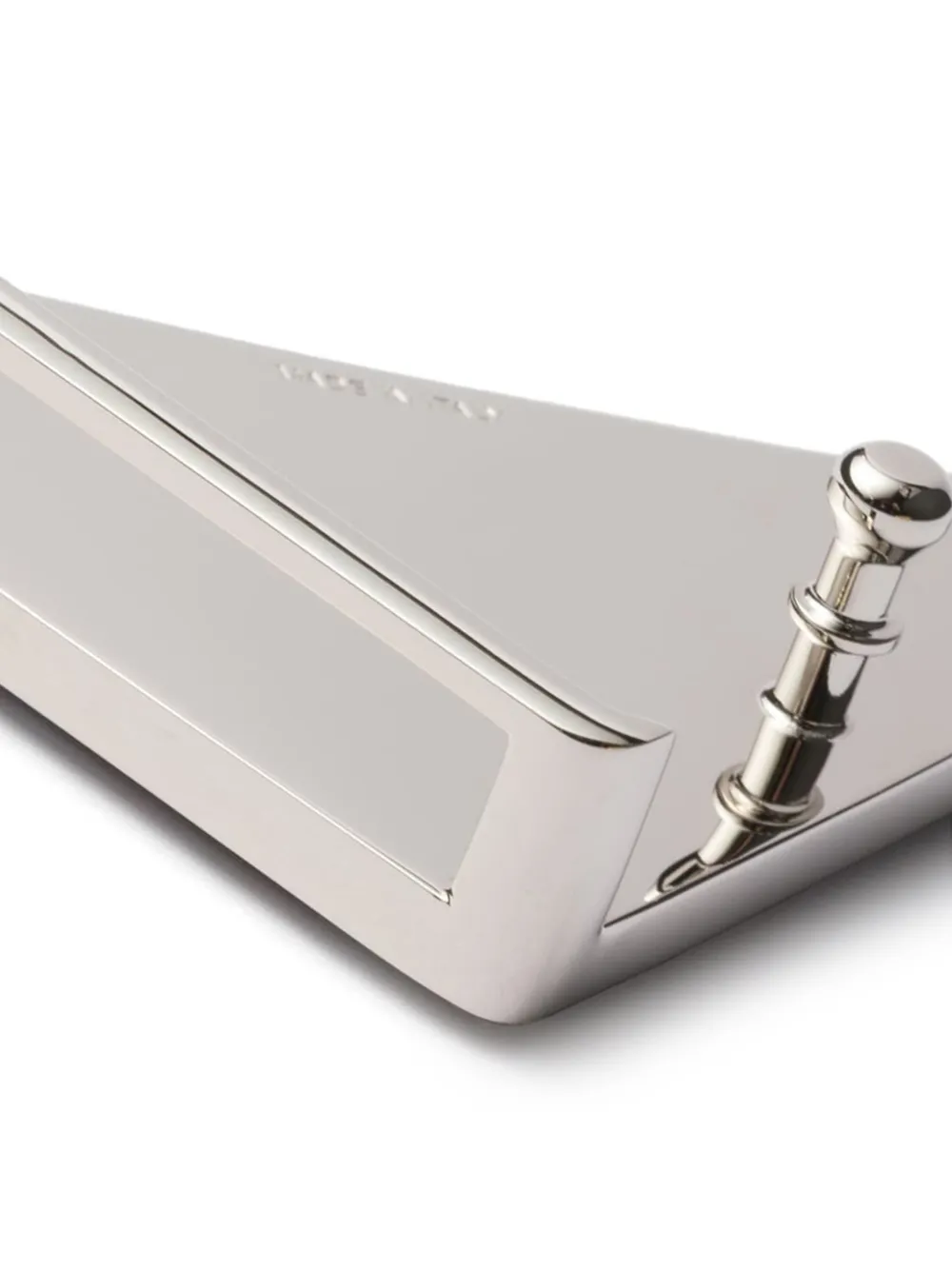 Prada Saffiano riemgesp Zilver