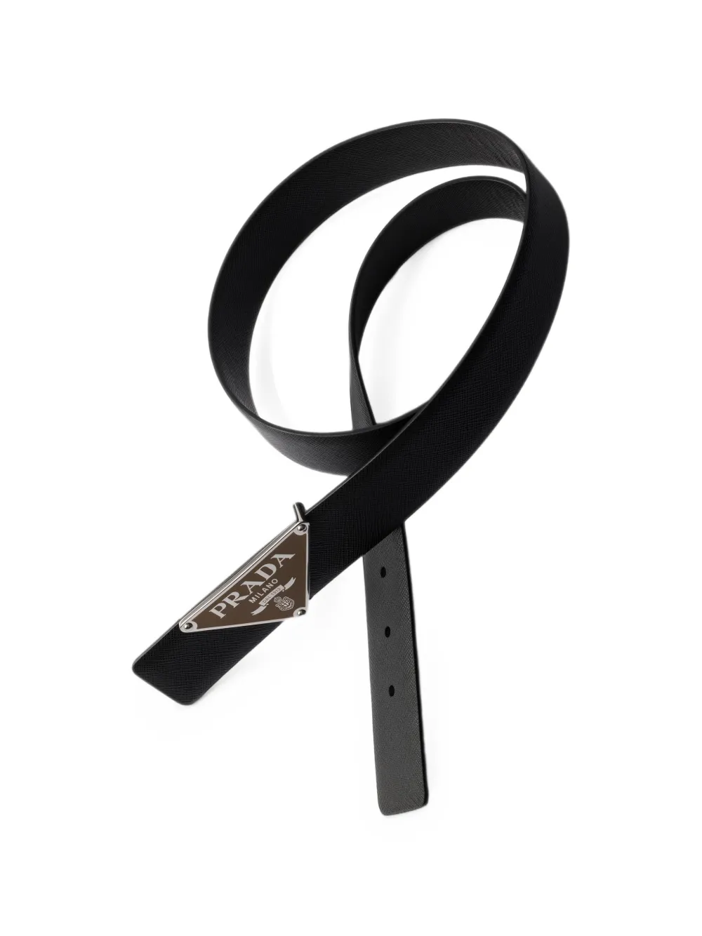 Prada Emaille metalen riemgesp Bruin