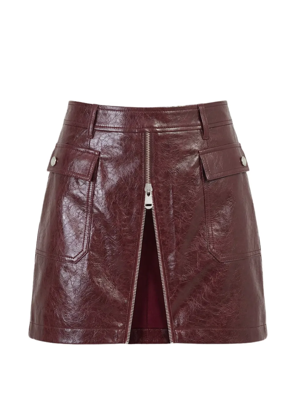 Cinq A Sept Radley tumbled mini skirt - Rosso