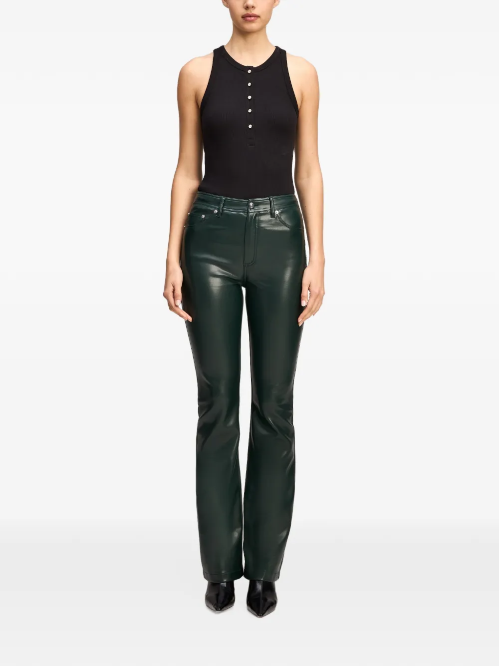 Cinq A Sept Stevie high-waist trousers Groen