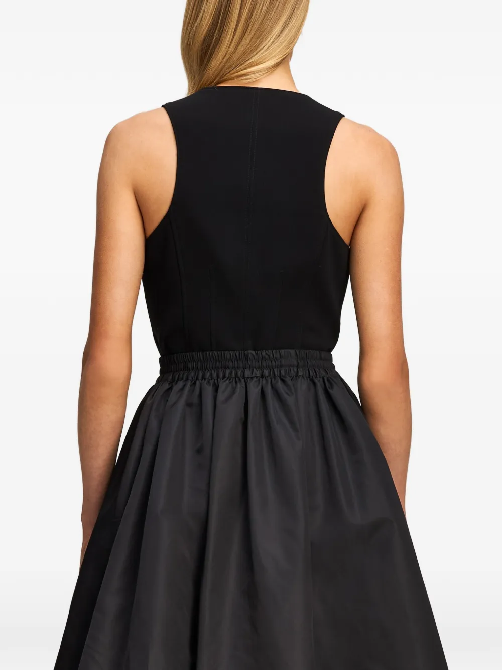 Cinq A Sept Aliana crystal-embellished vest Zwart