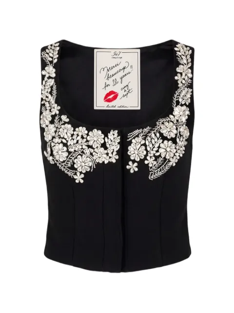 Cinq A Sept Aliana crystal-embellished vest