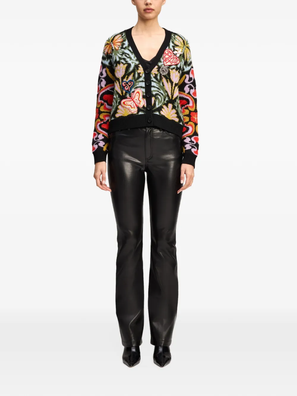 Cinq A Sept Psychedellic Amour cardigan Zwart