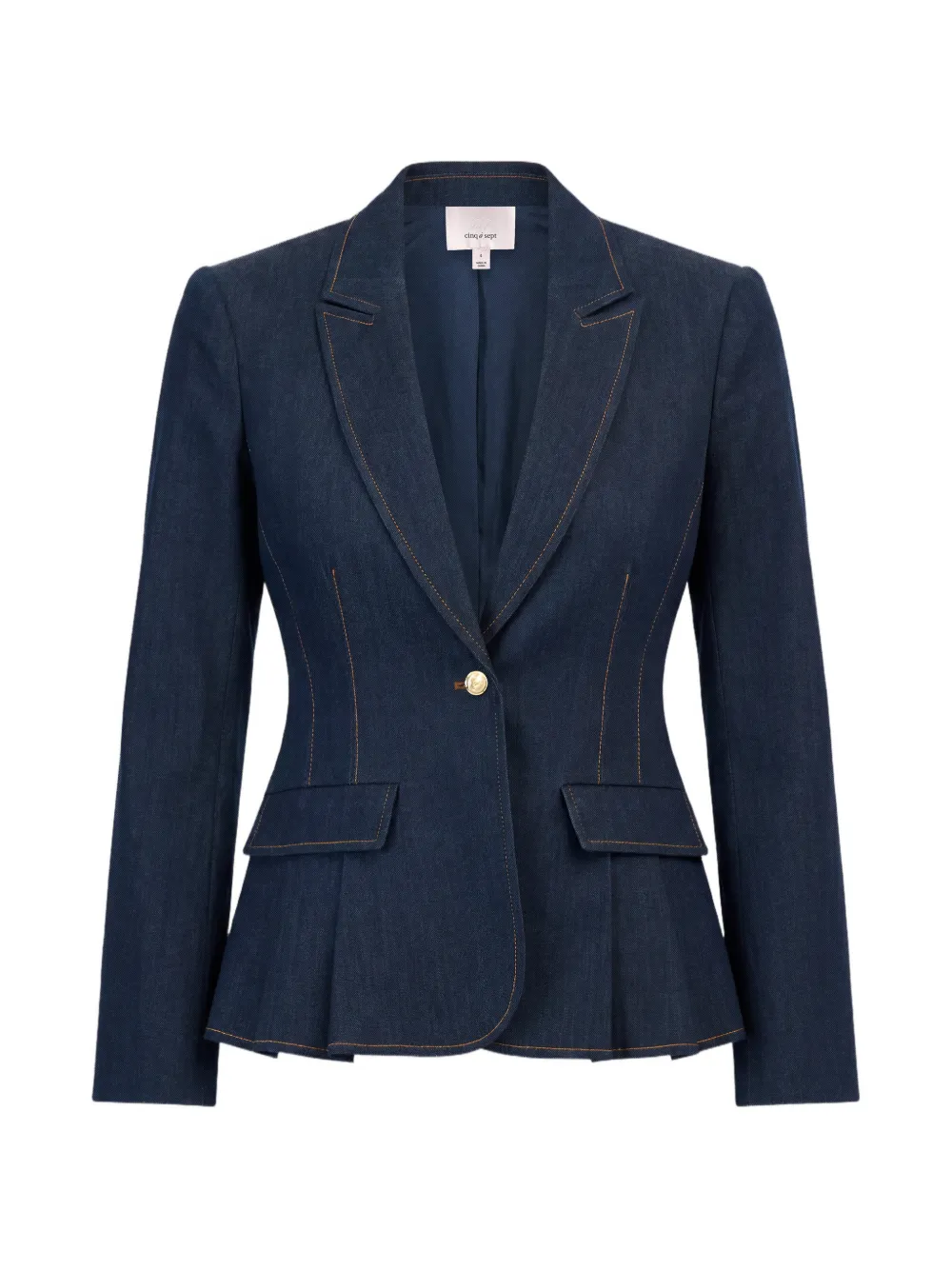 Cinq A Sept Arlene peplum blazer Blauw