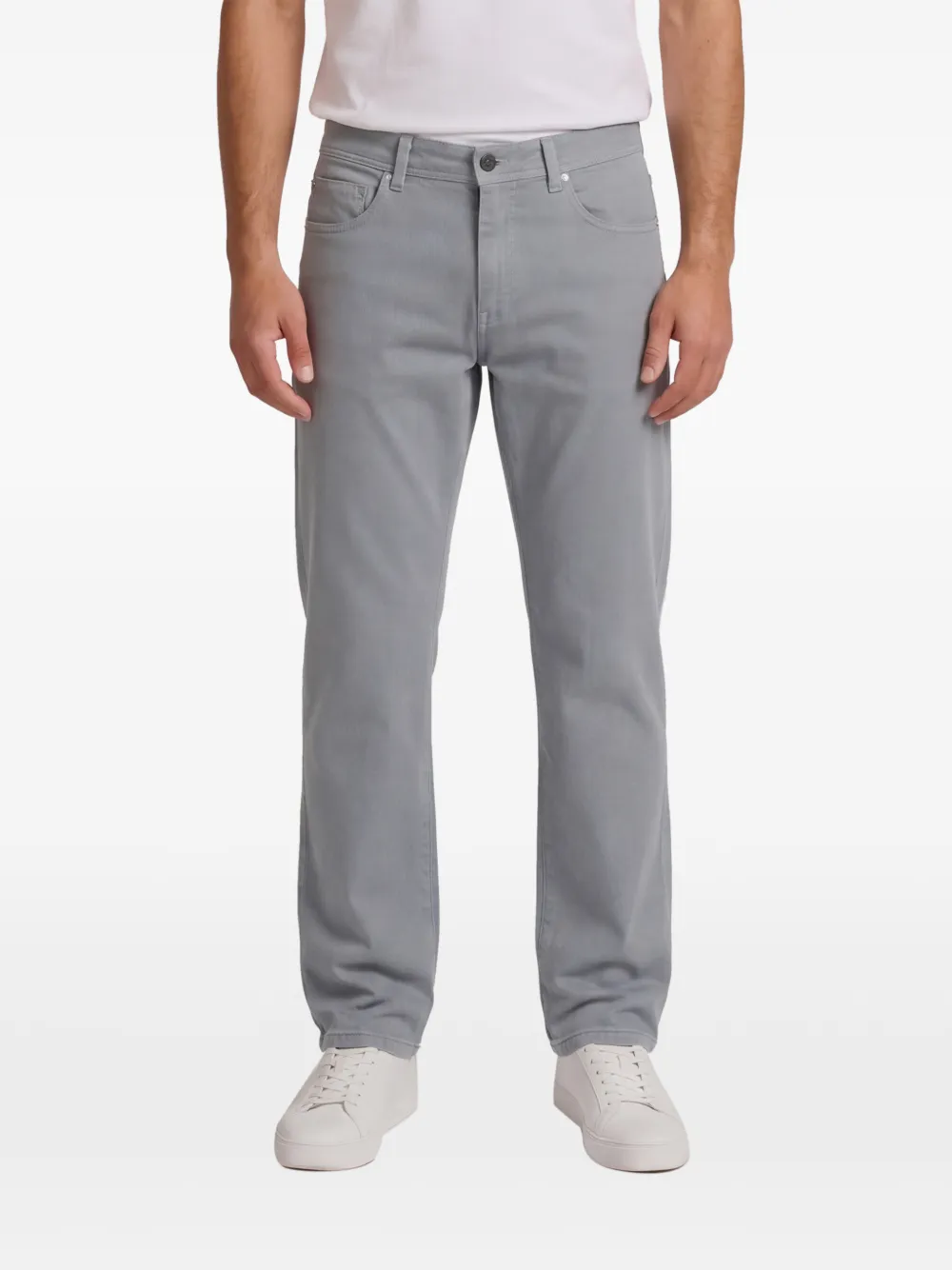 Stone Island j100005 corroded reflective light bull denim-tc jeans Grijs