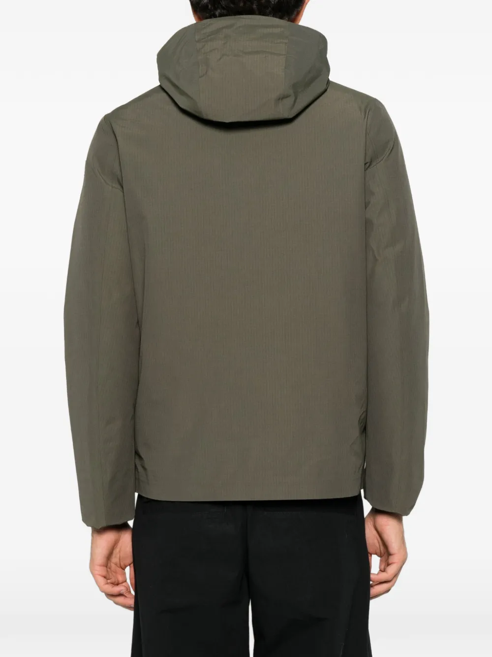 RRD Bee floating Storm jack met capuchon en rits Groen