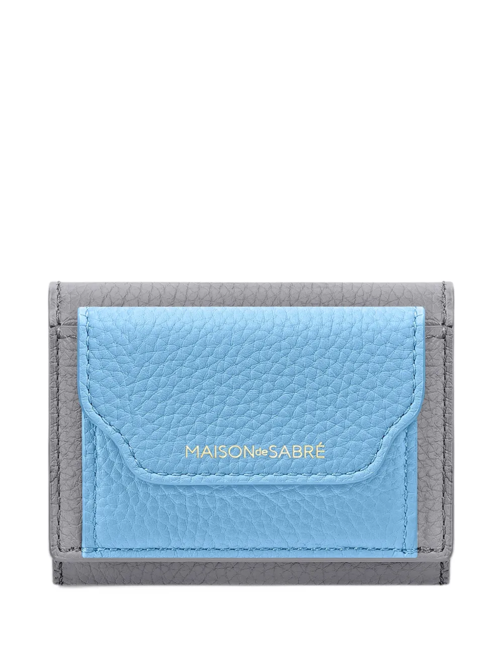 MAISON de SABRÉ The Compact leather wallet - Grigio