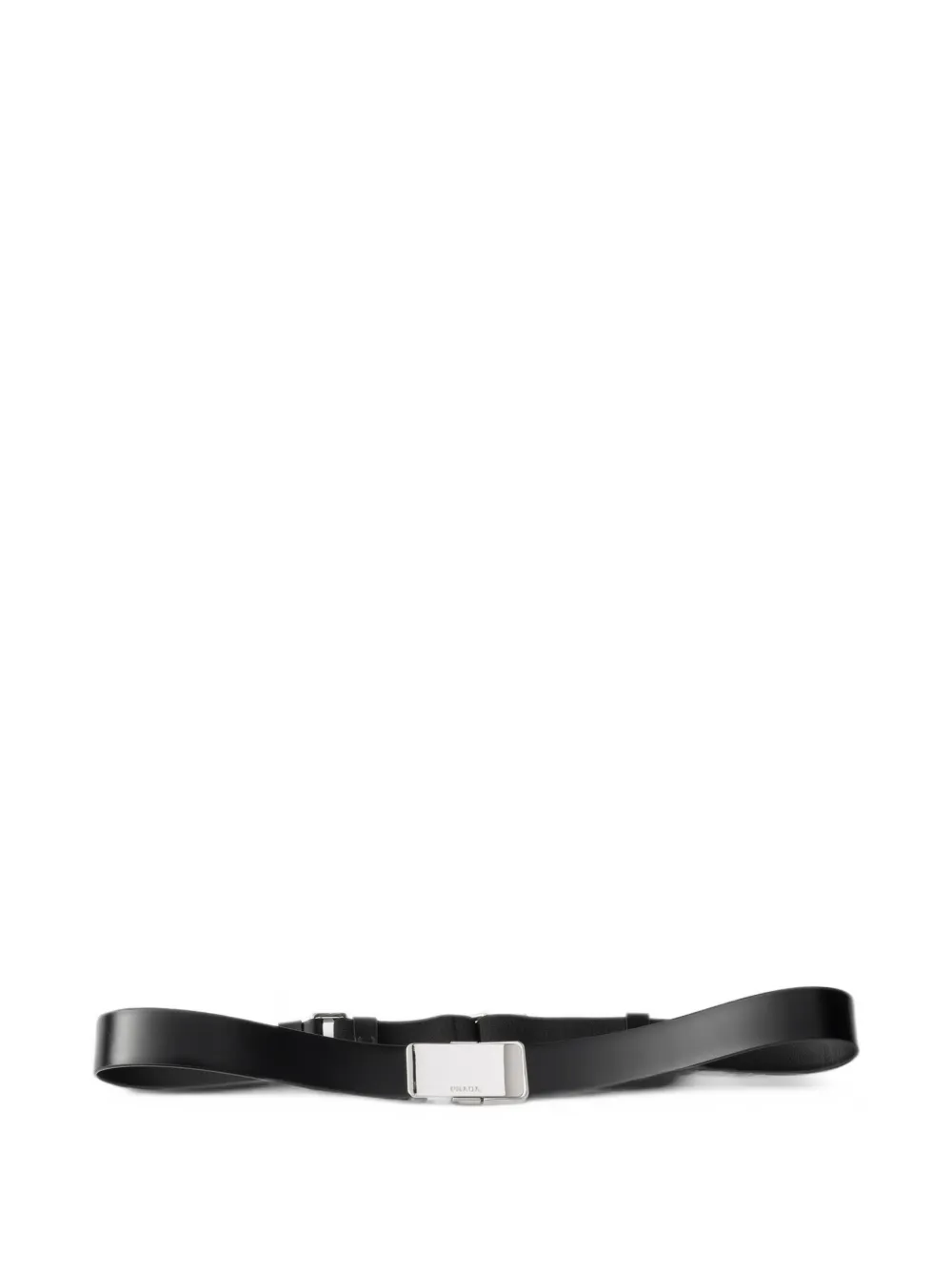 Prada leather belt Zwart