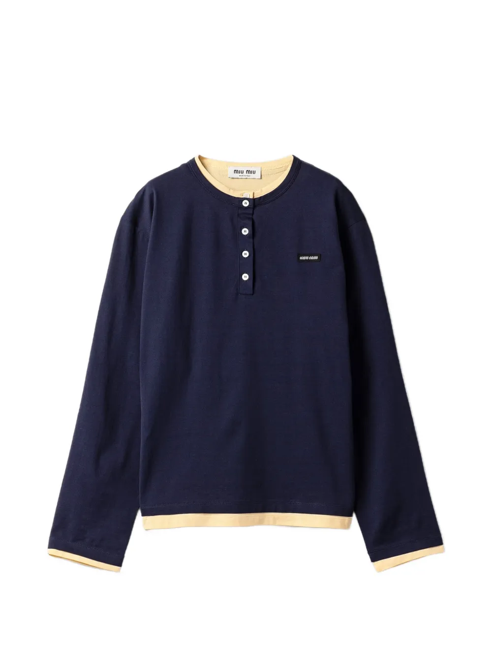 Miu jersey T-shirt Blauw