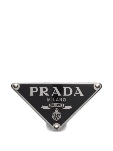 Prada حزام بمشبك معدني مطلي بالمينا - أحزمة مخصصة