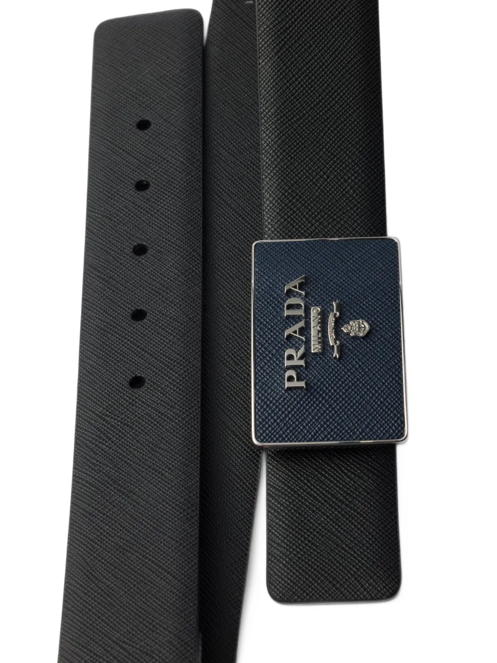 Prada Custom Belts metalen riemgesp Blauw