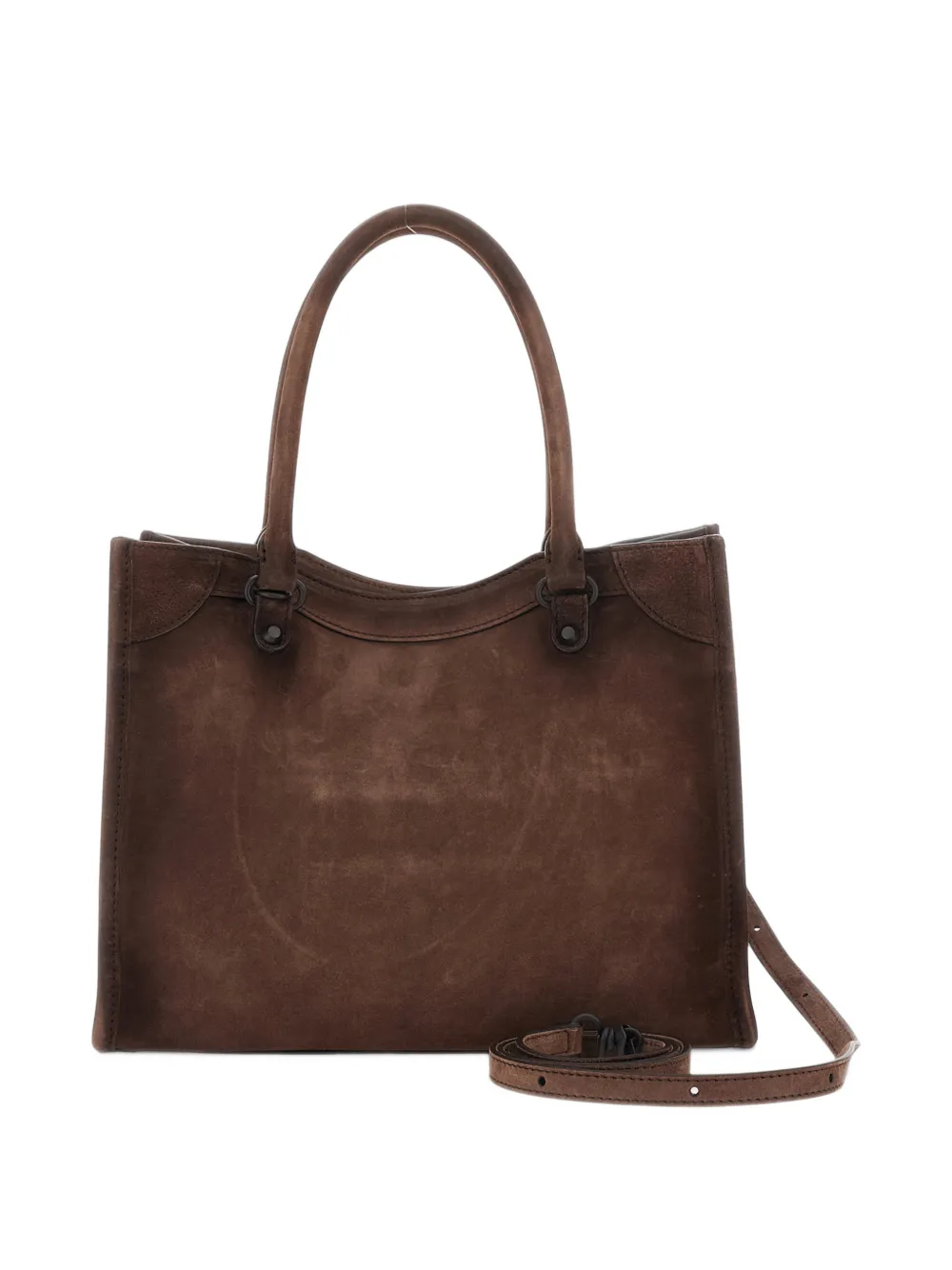Balenciaga Le City tote bag mini in light espresso Bruin
