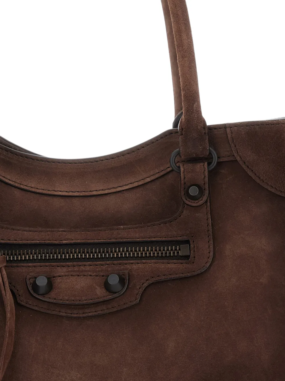 Balenciaga Le City tote bag mini in light espresso Bruin