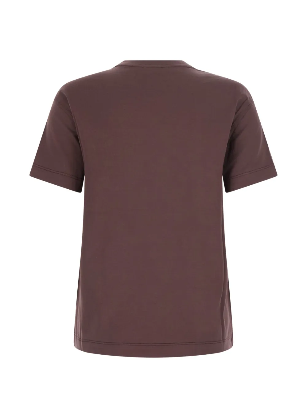 Brunello Cucinelli Monili-embellished pocket T-shirt Bruin