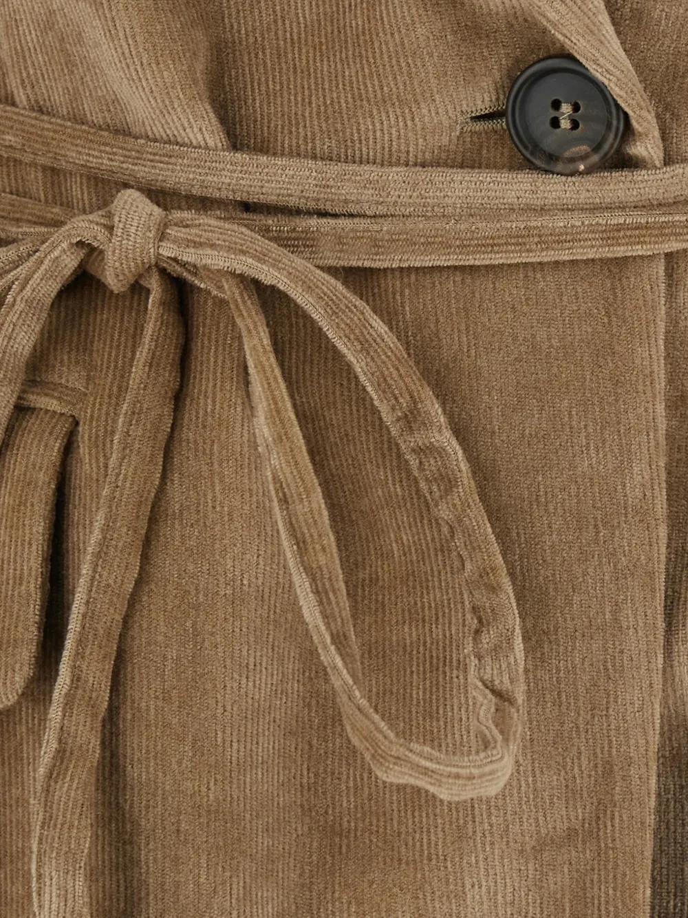 Brunello Cucinelli corduroy single-breasted blazer Bruin
