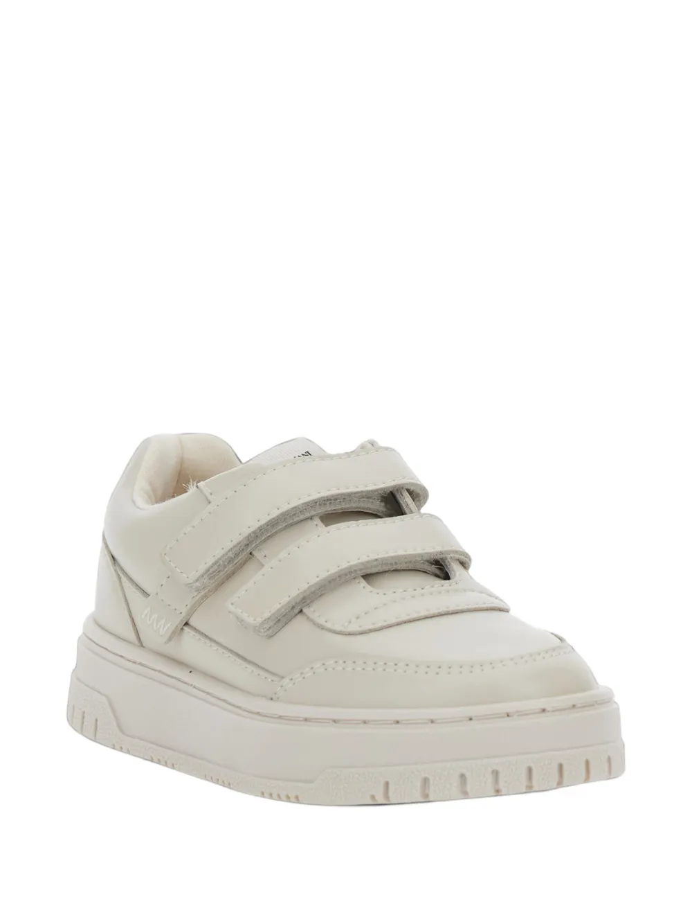 Emporio Armani Kids touch-strap sneakers - Toni neutri