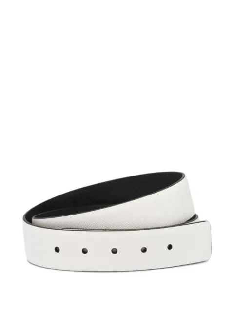 Prada reversible Saffiano leather belt strap