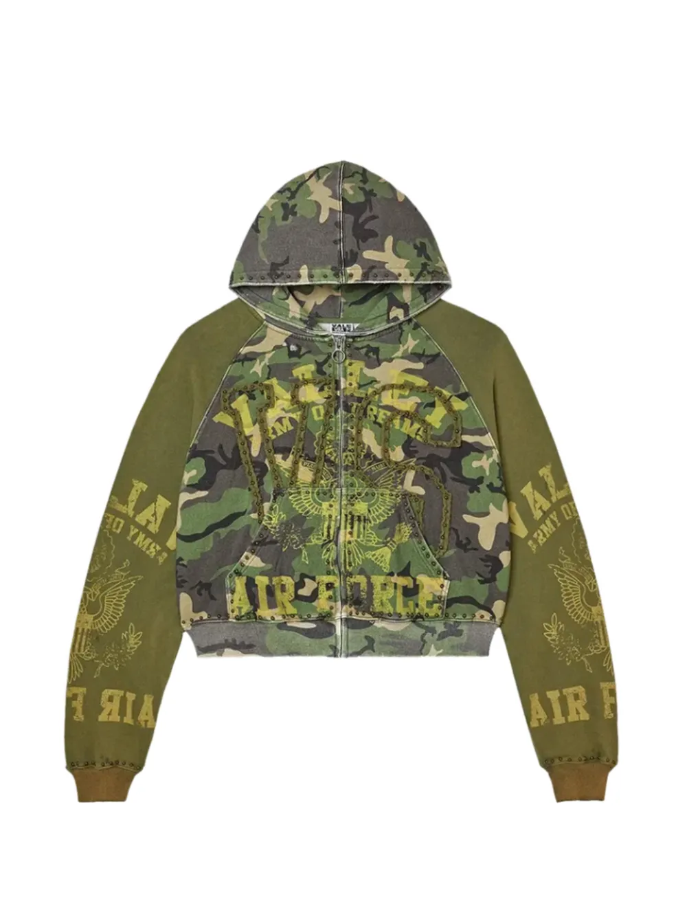 Vale Terrain camouflage-print hoodie - Grün
