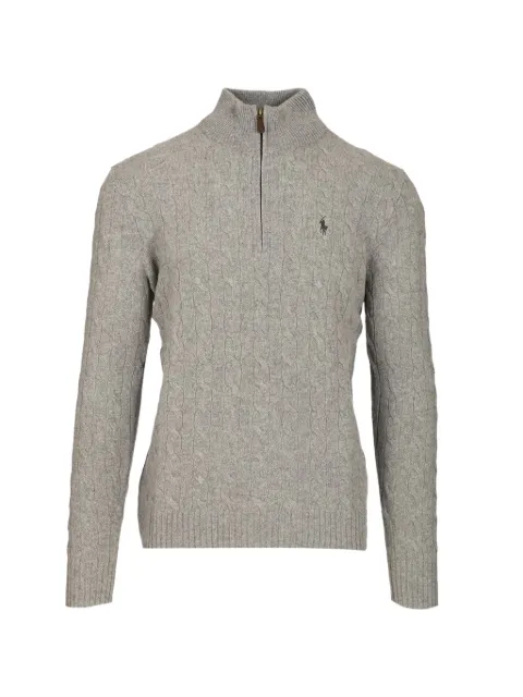 Polo Ralph Lauren cable-knit half-zip sweater