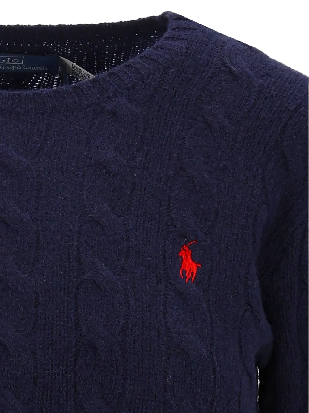 Polo Ralph Lauren cable-knit sweater Blauw