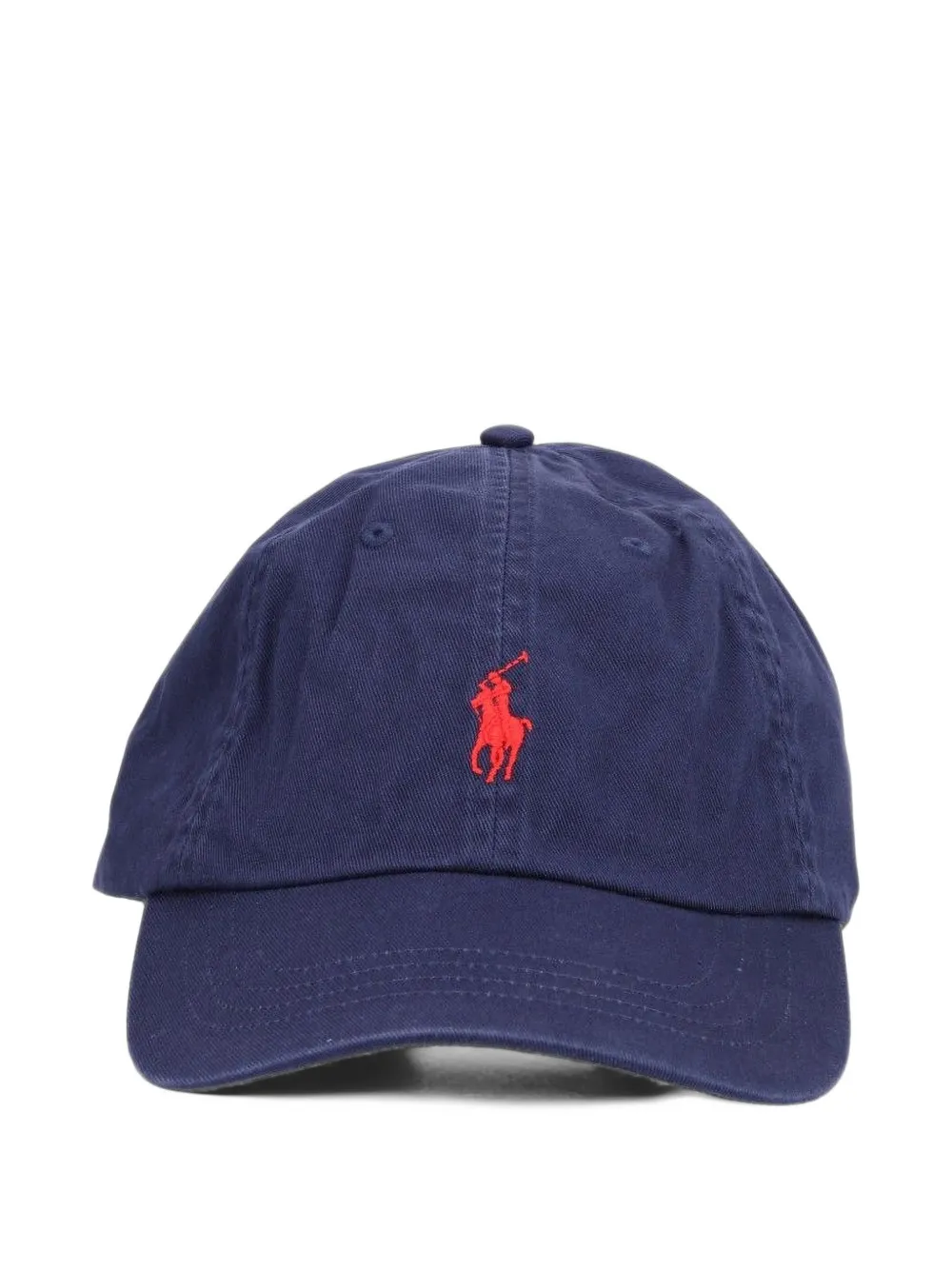 Polo Ralph Lauren logo-embroidered baseball cap Blauw