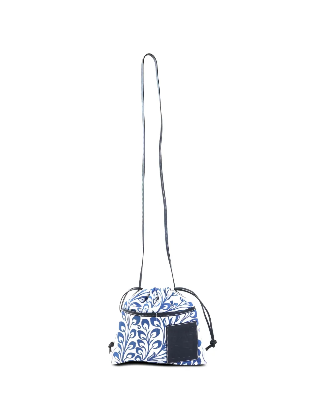 Loewe Pre-Owned 2012-2026 Canvas Anagram Drawstring crossbody bag - Weiß