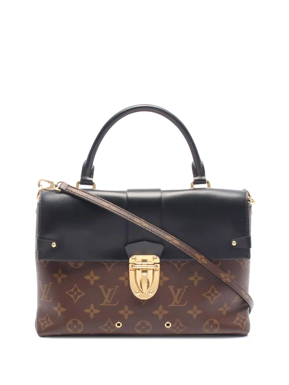 Louis Vuitton Pre-Owned 2017 Monogram One Handle Flap MM satchel - Braun