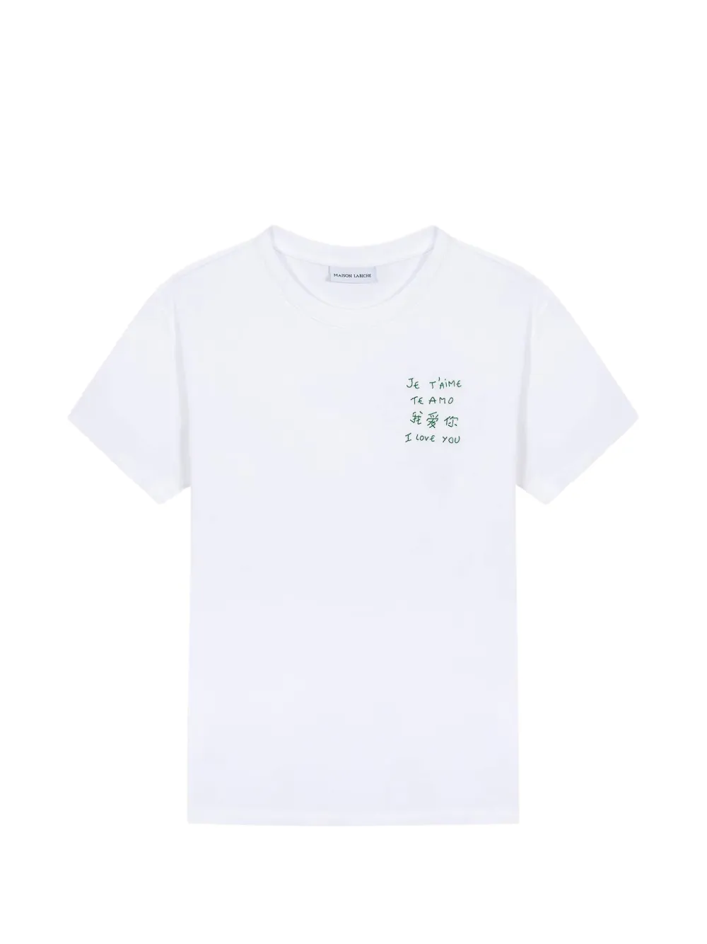 Maison Labiche 刺绣T恤 | 白色 | Image 1