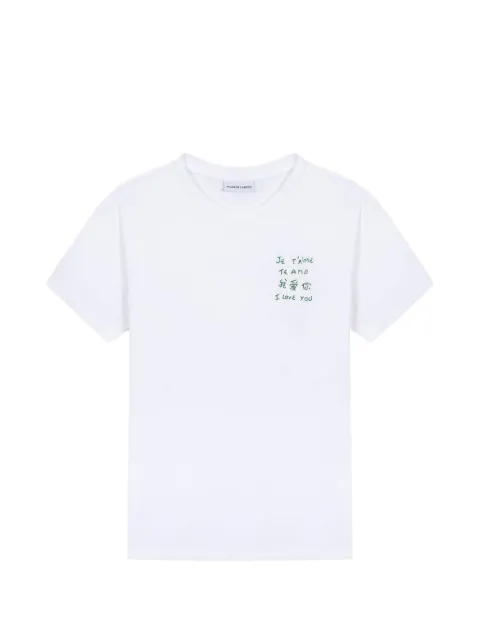 Maison Labiche embroidered organic-cotton T-shirt