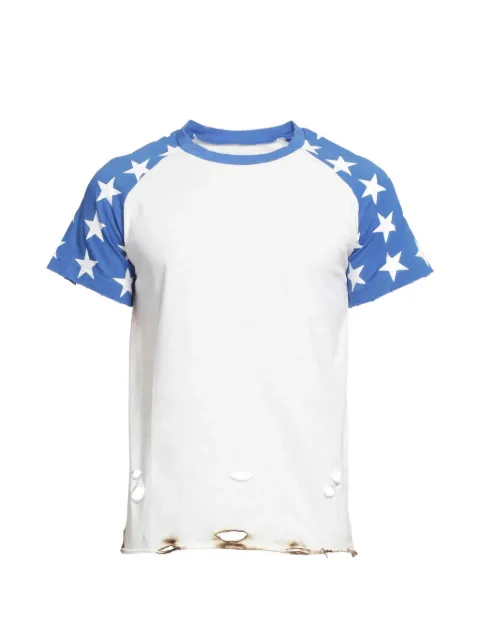 DAGGER distressed star-print T-shirt