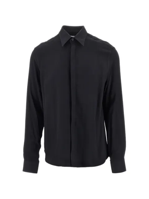 MARSEM concealed-placket long-sleeve shirt