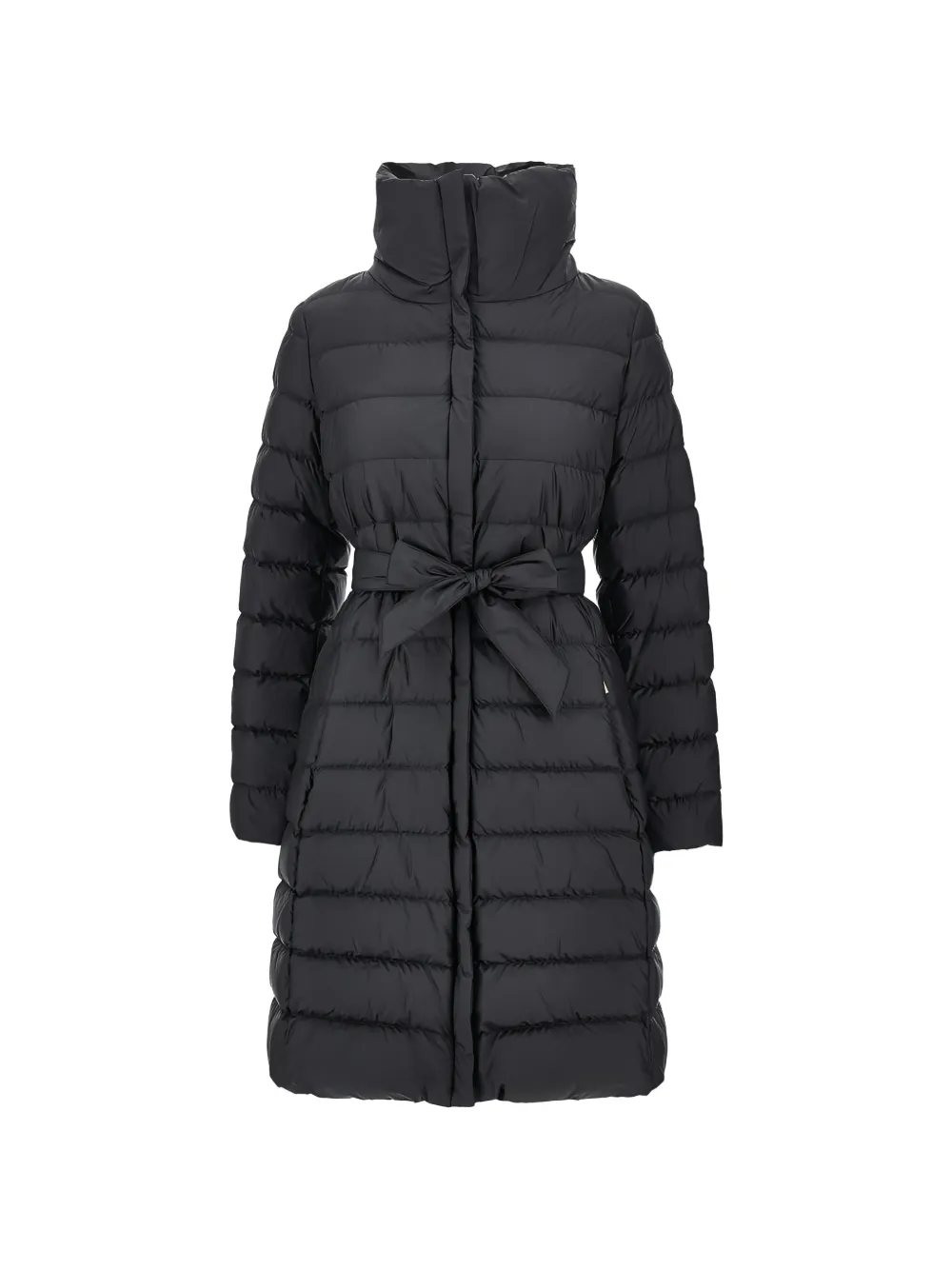 Weekend Max Mara quilted belted coat Zwart