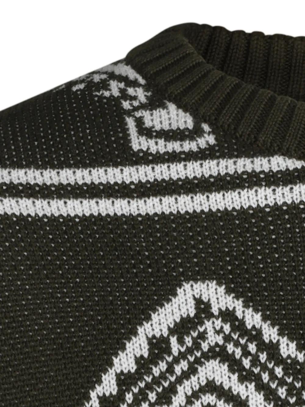 Mauna Kea geometric-pattern sweater Groen