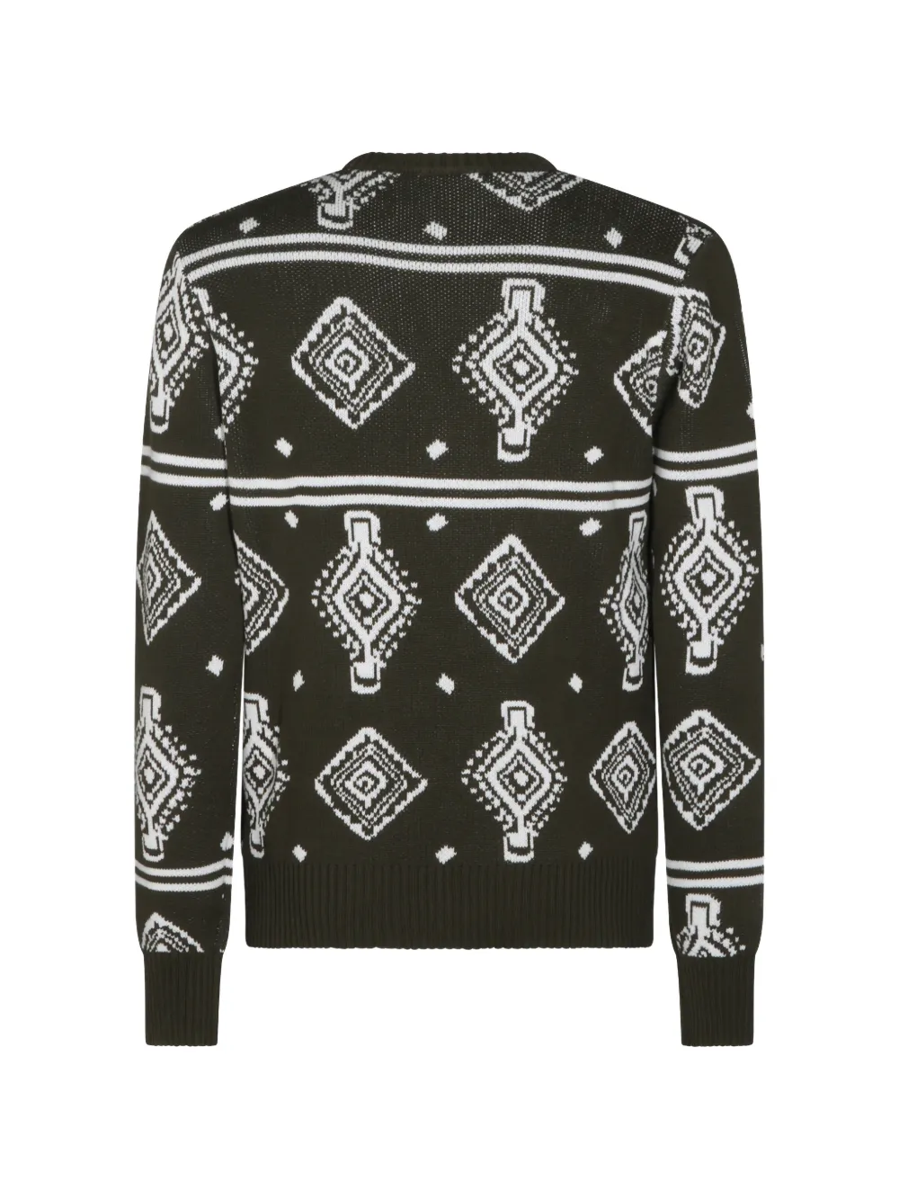 Mauna Kea geometric-pattern sweater Groen