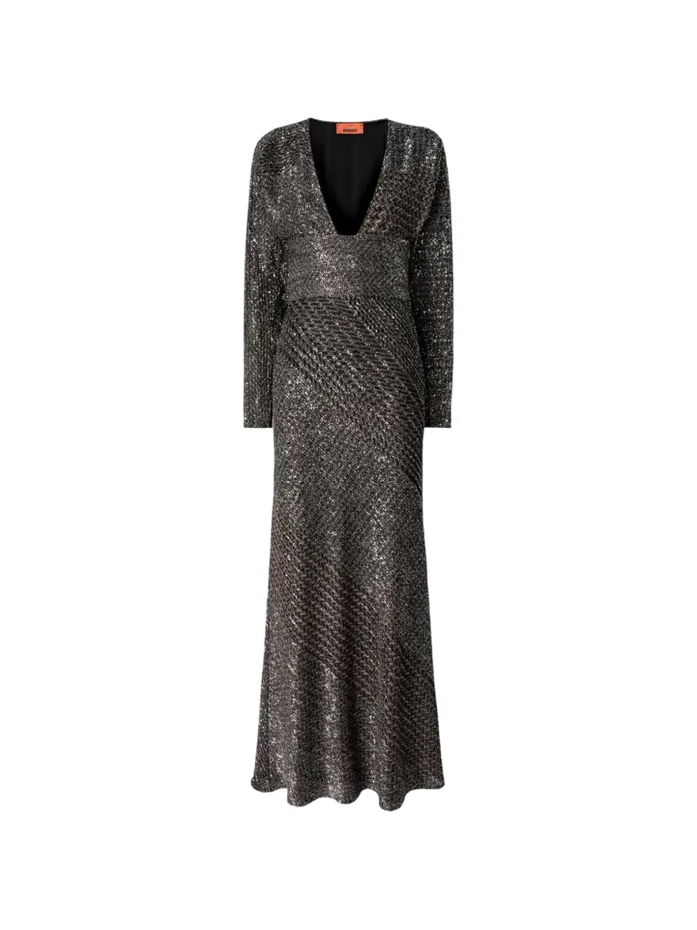 Missoni long dress with sequins Grijs