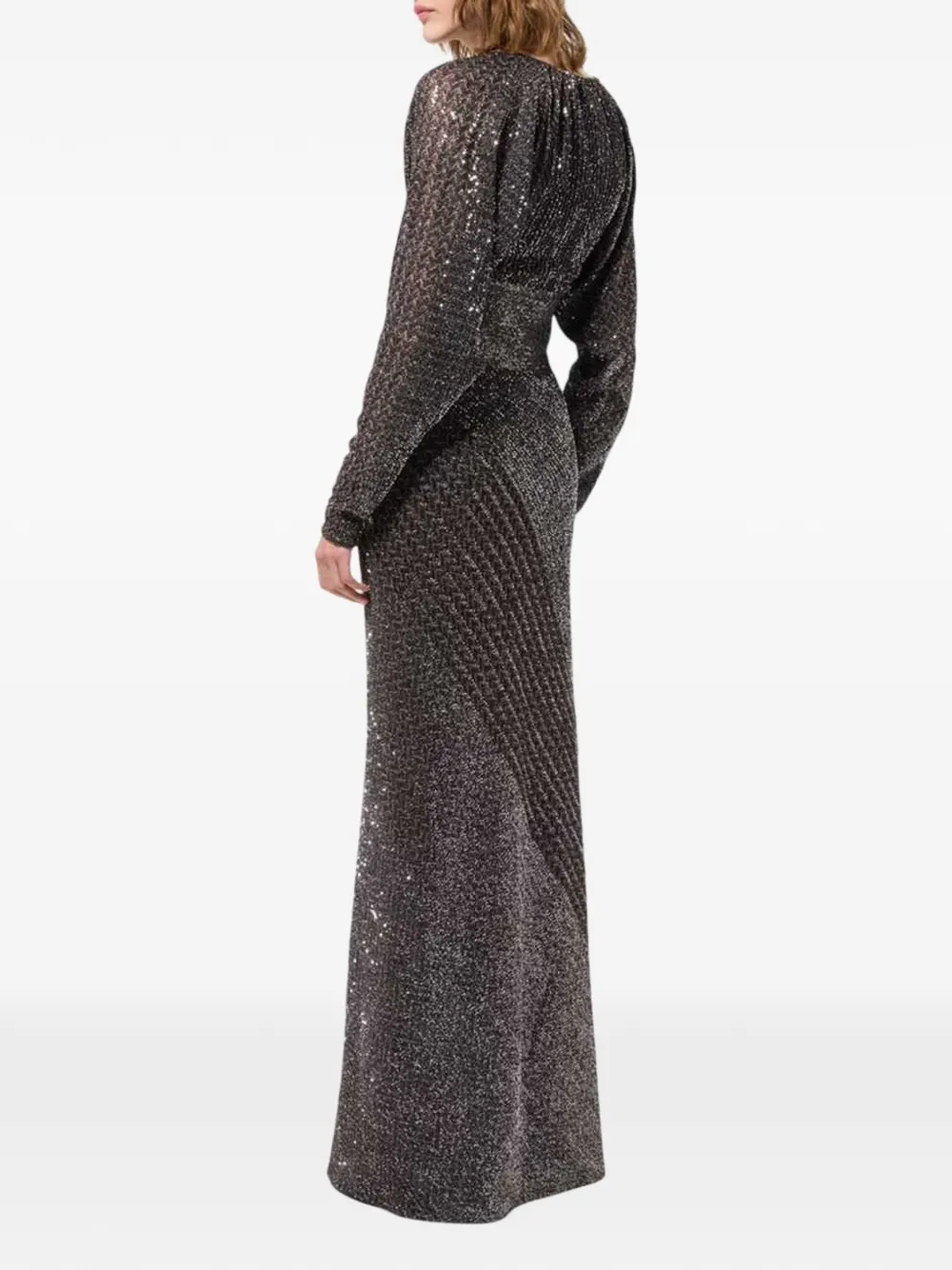 Missoni long dress with sequins Grijs